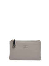 Portefeuille Caviar Cuir Crinkles Gris caviar 14196