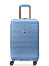 Cabin Luggage Delsey Blue freestyle 3859803-vue-porte