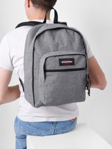 Backpack Dakota 1 Compartment Eastpak Gray pbg authentic PBGK09E-vue-porte