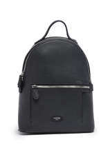 Small Leather Ninon Backpack Lancel Black ninon A12093
