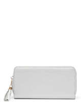 Wallet With Coin Purse Miniprix Gray grained 78SM2233