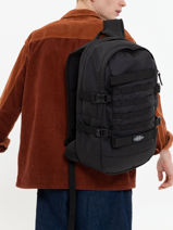 1 Compartment  Backpack  With 15" Laptop Sleeve Eastpak Black core series 24F-vue-porte