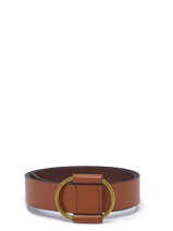Leather Women's Belt Pieces Brown pilja 17076887