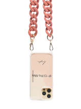 Chain For Phone Cover La coque francaise Pink chaine LE304679
