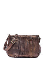 Crossbody Bag Vintage Leather Mila louise Brown vintage 3017KX