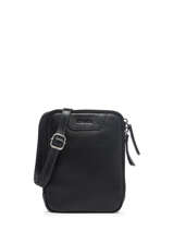 Small Leather Foulonn Crossbody Bag Etrier Black foulonne EFOU728S