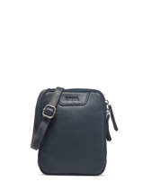 Small Leather Foulonn Crossbody Bag Etrier Blue foulonne EFOU728S