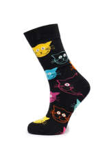 Chaussettes Happy socks Multicolore women MJA01-vue-porte