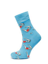 Chaussettes Happy socks Bleu men GLA01