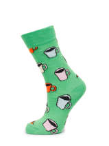 Chaussettes Happy socks Vert socks MCT01
