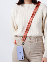 Chaine De Coque T�l�phone La coque francaise Rose chaine LE304679-vue-porte