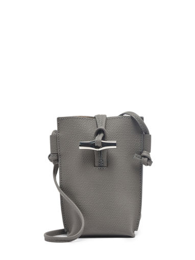 Longchamp Roseau Etui ipod/cd Gris
