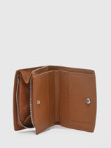 Longchamp Roseau Wallet Brown-vue-porte