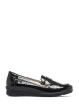 Moccasins Diva Wood In Leather Mephisto Black women W