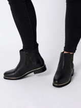 Chelsea Boots Micky In Leather Les tropeziennes Black women 738MICKY-vue-porte