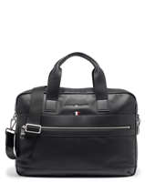 Business Bag Tommy hilfiger Black th transit AM10305