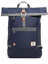1 Compartment Backpack With 15" Laptop Sleeve Faguo Blue backpack 22LU0902