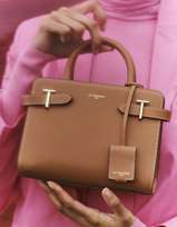 Small Leather Emilie Handbag Le tanneur Brown emily 11V40413