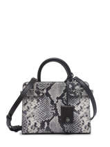 Small Leather Emilie Python Top-handle Bag Le tanneur Black emily TEMI16A2