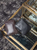 Leather Flandres Crossbody Bag Etrier Black flandres EFLA728S