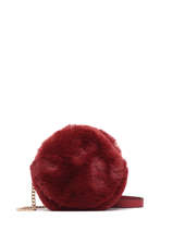 Sac Bandoulire Fur Miniprix Rouge fur JY6679