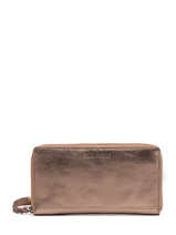 Portefeuille Charlotte Cuir Paul marius Rose vintage CHARLOTT