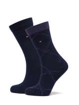 Chaussettes Tommy hilfiger Blanc socks women 71220251-vue-porte