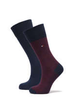 Chaussettes Tommy hilfiger Rouge socks men 71220237-vue-porte