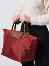 Longchamp Le pliage original Sacs port� main Rouge-vue-porte