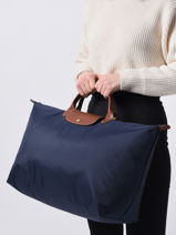 Longchamp Le pliage original Sacs de voyage Noir-vue-porte