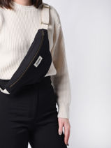 Sac Banane S Olivia Hindbag Noir best seller OLI-vue-porte