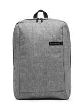 1 Compartment  Backpack  With 17" Laptop Sleeve Bagsmart Gray original BM301035