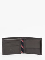 Wallet Leather Tommy hilfiger Brown eton AM00652-vue-porte