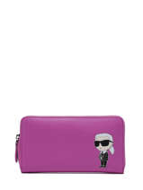 Leather K Ikonik 2.0 Wallet Karl lagerfeld Pink k ikonic 2.0 230W3213