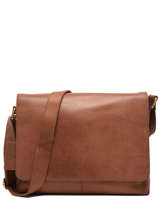Leather Messenger Bag Burkely Brown vintage 791722