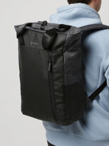 1 Compartment  Backpack  With 15" Laptop Sleeve Bagsmart Black original BM301033-vue-porte