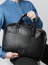 Porte Documents (main) Wylson Noir hanoi 9-vue-porte