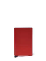 Porte-cartes Aluminium Secrid Rouge alu 00C