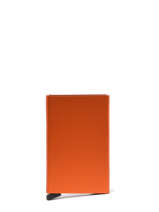 Aluminium Card Holder Secrid Orange alu 00C