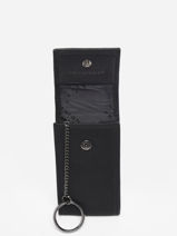 Keychain Leather Francinel Black bilbao 47920-vue-porte