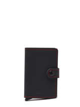Card Holder Leather Secrid Black matte MM