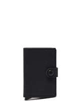 Card Holder Leather Secrid Black carbon MCA