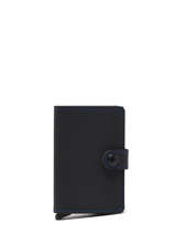 Card Holder Leather Secrid Black matte MM