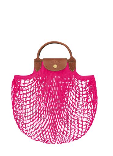 Longchamp Le pliage filet Hobo bag Pink