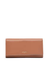 Leather Emilie Continental Wallet Le tanneur Brown emily TEMI3615