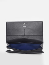 Leather Emilie Continental Wallet Le tanneur Black emily TEMI3615-vue-porte