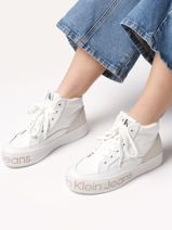 Sneakers Calvin klein jeans Blanc women 865YBR-vue-porte