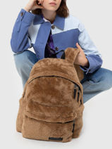 Backpack Eastpak Brown fuzzy K620FUZ-vue-porte