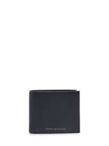 Wallet Leather Tommy hilfiger Black th premium AM10608