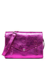 Crossbody Bag Ultraviolet Leather Paul marius Pink ultraviolet UV